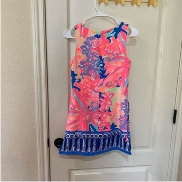 Lilly Pulitzer Dona Shift Romper Skort Dress Women Size 00 Under Shorts Back Zip - Picture 3 of 5